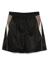 Croquis Drawstring Shorts In Black