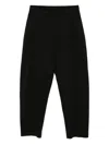 Croquis Drawstring Trousers In Black