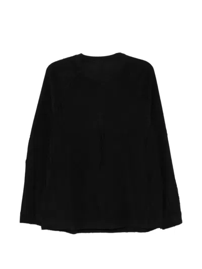 Croquis Sweatshirt Mit Ziernähten In Black