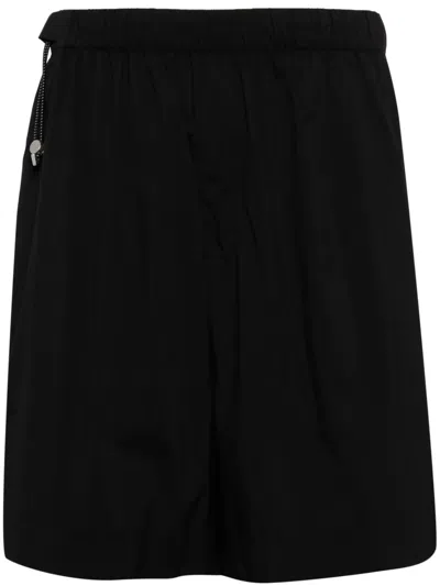 Croquis Elasticated-waistband Bermuda Shorts In Black