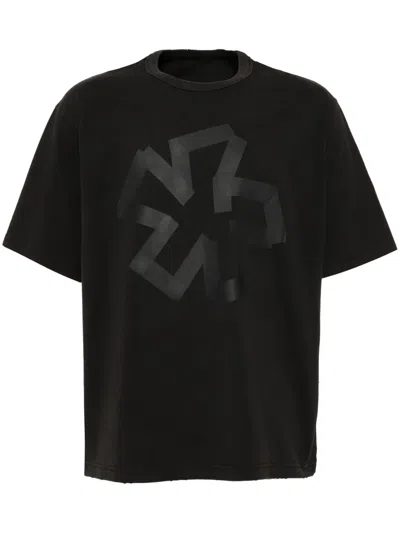 Croquis Flower-detailed T-shirt In Black