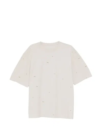 Croquis Geometric-print T-shirt In Neutral