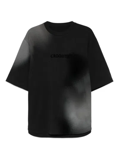 Croquis Gradient-embellished Logo T-shirt In Gray