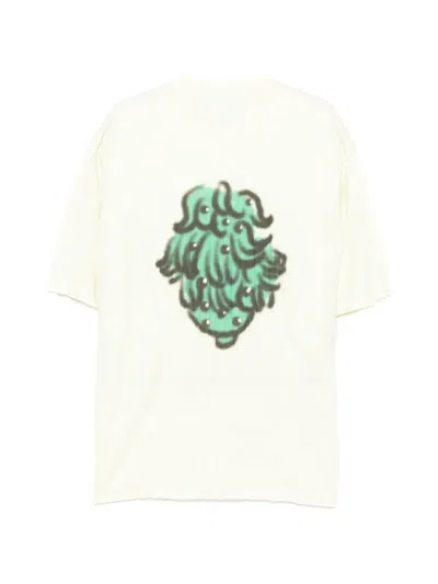 Croquis T-shirt Mit Grafischemprint In White