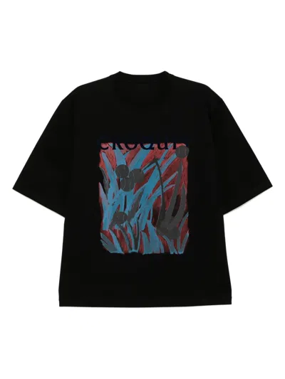 Croquis Graphic-print T-shirt In Black