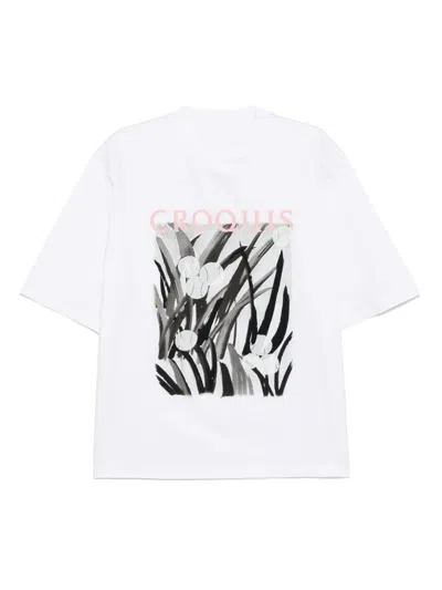 Croquis Graphic-print T-shirt In White