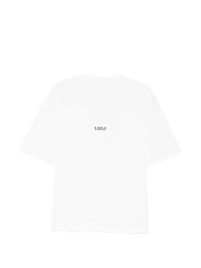 Croquis 그래픽 프린트 티셔츠 In White