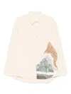 Croquis Graphic-printed Shirt In Neutral