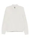 Croquis Half-high Collar Long-sleeved Sweatshirt In Neutral
