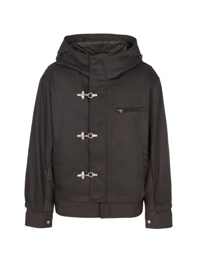 Croquis Kapuzenjacke Mit Karabinerverschluss In Brown