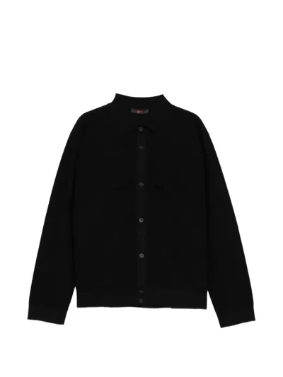 Croquis Lapel Pocket Shirt In Black