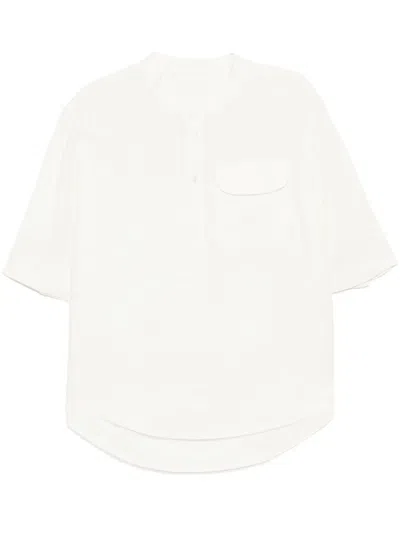Croquis Linen T-shirt In White