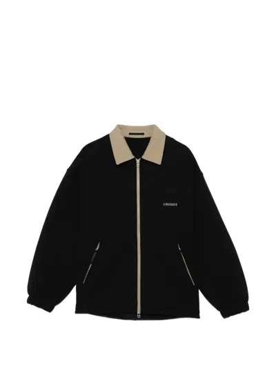 Croquis Logo-embroidered Jacket In Black