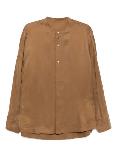 Croquis Long-sleeved Shirt In Brown