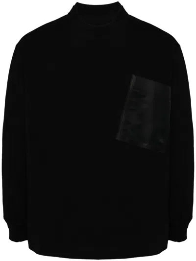 Croquis Loose Long Sleeves T-shirt In Black