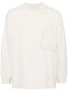 Croquis Loose Long Sleeves T-shirt In Neutrals