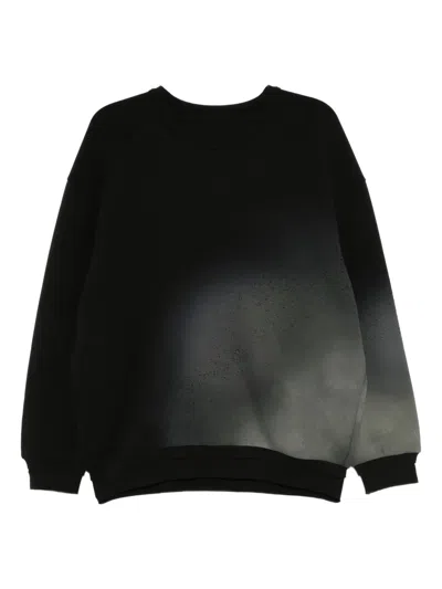 Croquis Loose Pullover Sweatshirt In Black