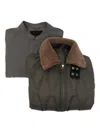 Croquis Loosed Goose Down Jacket In Green