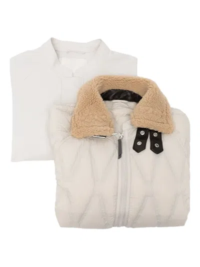 Croquis Loosed Goose Down Jacket In White