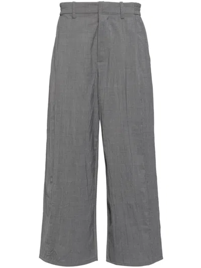 Croquis Oversized Casual Pant In Grey