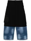 Croquis Panelled Cargo Trousers In Black