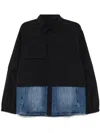 Croquis Panelled Long-sleeves Jacket In Black