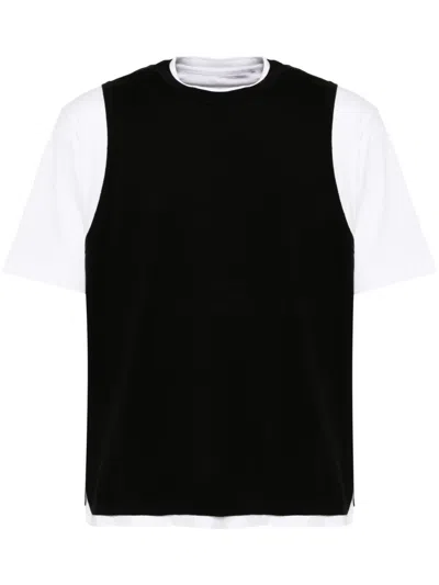Croquis Panelled T-shirt In Black