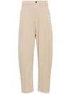 Croquis Pleat-detailing Chinos In Brown