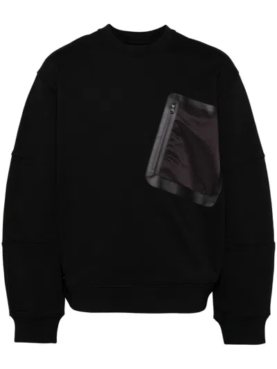 Croquis Pocket Sweatshirt In Black