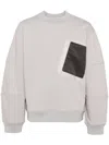 Croquis Pocket Sweatshirt In Grey