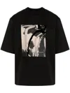 Croquis Printed Short-sleeve T-shirt In Black