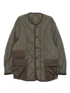 Croquis Quilted Coat In Green