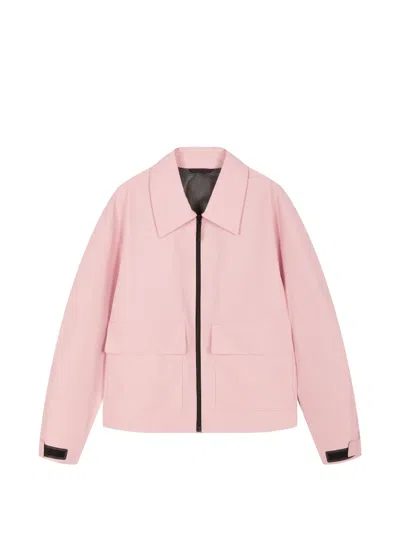 Croquis Relaxed-fit Zip-up Jacket In Pink