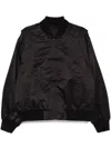 Croquis Retro Loose Down Coat In Black