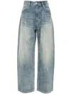 Croquis Retro Straight-leg Jeans In Blue