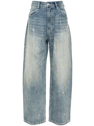 Croquis Retro Straight-leg Jeans In Blue