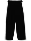 Croquis Side-stripe Trousers In Black
