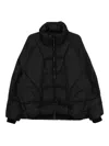 Croquis Stand-collar Padded Jacket In Black