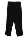 Croquis Straight-leg Rolled-edge Jeans In Black