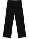 Croquis Stright-leg Trousers In Black