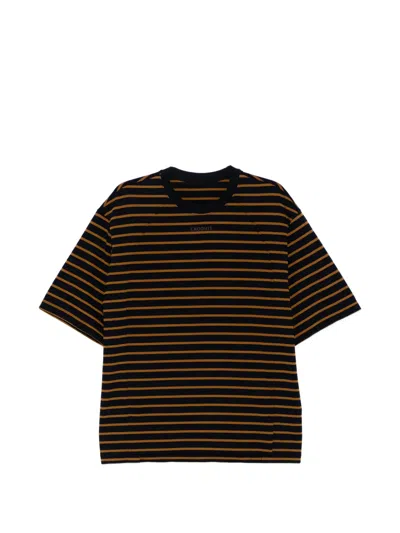Croquis Stripe Print T-shirt In Red