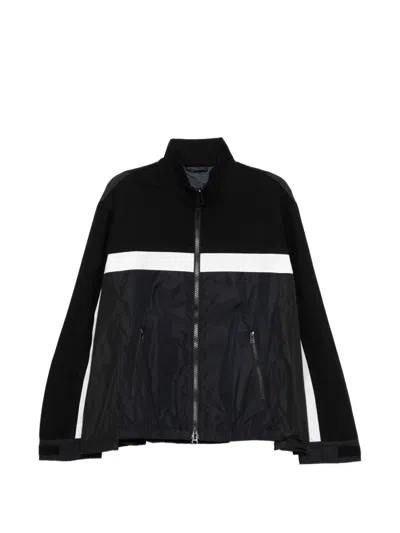 Croquis Striped Jacket In Black