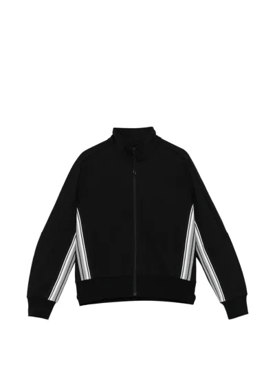 Croquis Striped Jacket In Black