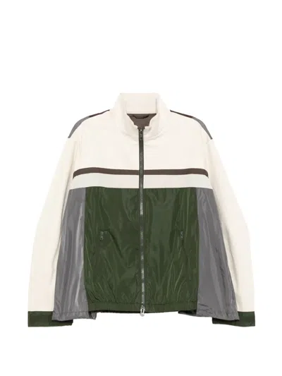 Croquis Striped Jacket In Neutral