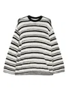 Croquis Striped Jumper In Black