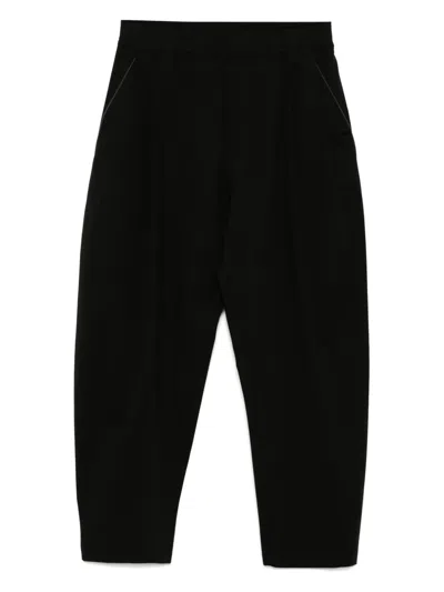 Croquis Tapered Trousers In Black