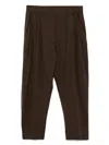 Croquis Tapered Trousers In Brown