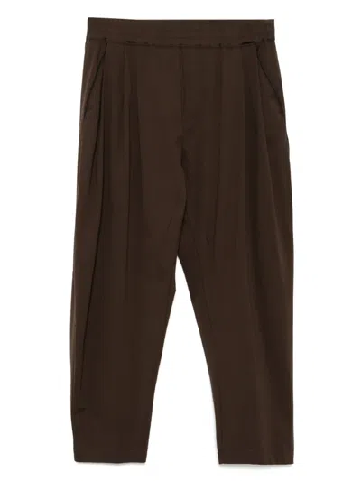 Croquis Tapered Trousers In Brown
