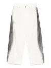 Croquis Tie-dyed Jeans In White