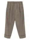 Croquis Wool Straight-leg Trousers In Gray